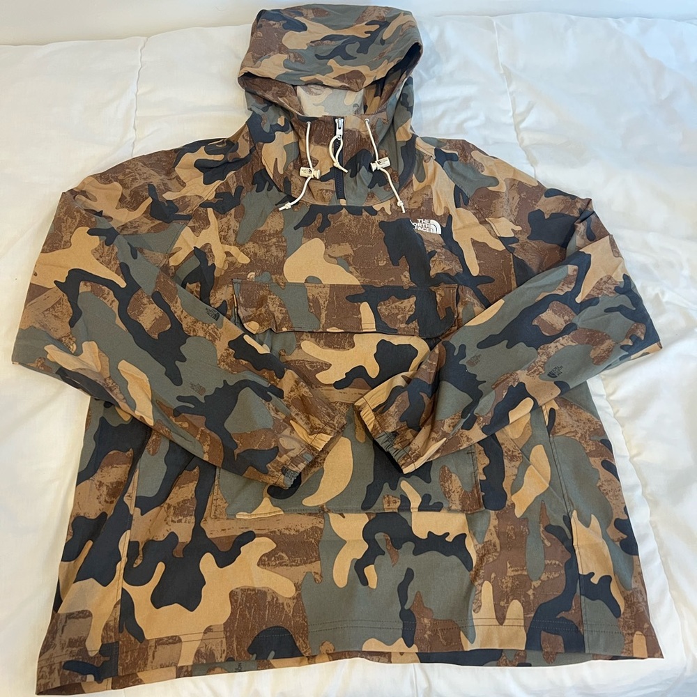 The North Face Camouflage Pullover Windbreaker